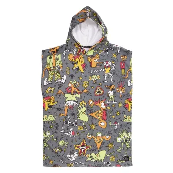 Ocean & Earth Irvine Hooded Youth Poncho Multicolore