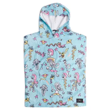 Ocean & Earth Irvine Hooded Junior Poncho Bleu