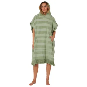 Ocean & Earth Layz Hooded Poncho Gris