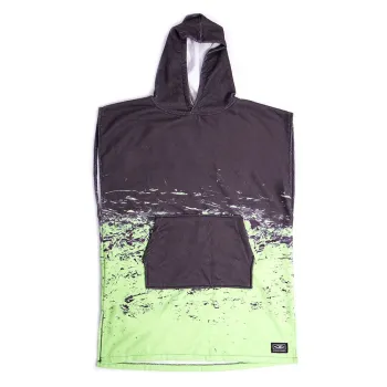 Ocean & Earth Southside Hooded Youth Poncho Vert