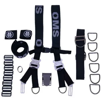 Oms Comfort Harness System Iii Noir,Argenté