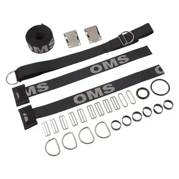 Oms Smartstream Webbing With Aluminium Hardware&crotch-strap Noir