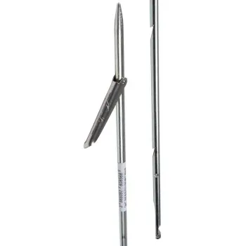 Imersion Tahitian Spear 6 Mm Zinc Coated Milled Heel Argenté 170 cm
