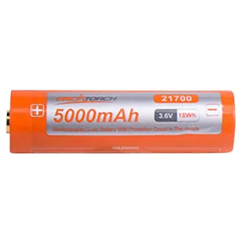 Orcatorch 21700 Usb D710 Battery Doré