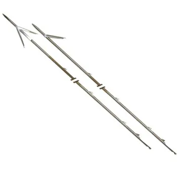 Pathos Roller Ow Medium Single Barb 7 Mm Spearshaft Argenté 115 cm