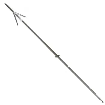 Pathos Tahitian Tw Double Barb Spearshaft 6.75 Mm Argenté 125 cm