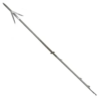 Pathos Tahitian Tw Double Barb Large Spearshaft 8.0 Mm Argenté 140 cm