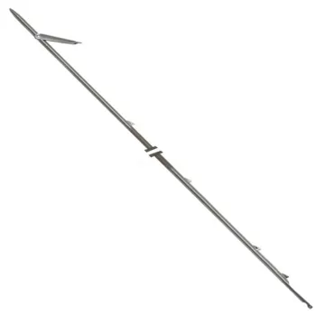 Pathos Thaitian Roller Ow Single Barb Medium Spearshaft 7.5 Mm Argenté 100 cm