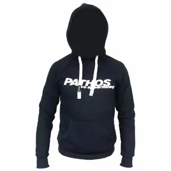 Pathos Logo Hoodie Bleu L