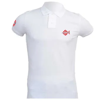 Pathos Short Sleeve Polo Blanc L