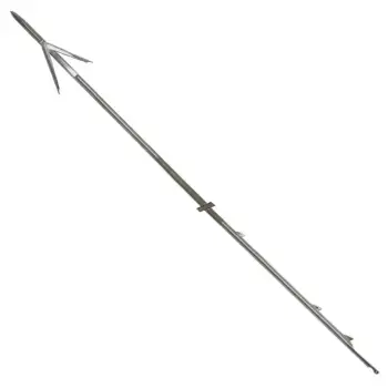 Pathos Tahitian Tw Double Barb Large Spearshaft 7.0 Mm Argenté 150 cm