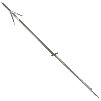 Pathos Tahitian Tw Double Barb Small Spearshaft 6.5 Mm Argenté 160 cm