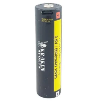 Kraken 21700 3.6v 5000mah Usb-c Lithium Battery Clair