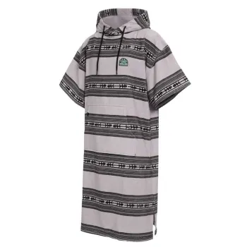 Mystic Velour Poncho Gris