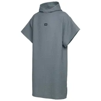 Mystic Waffle Poncho Gris
