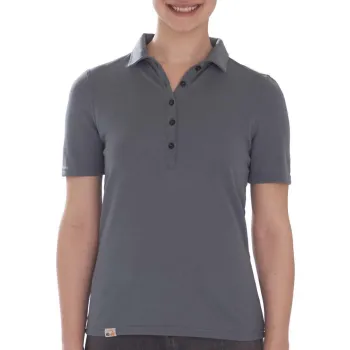 Iq-uv Uv Pro Woman Short Sleeve Polo Gris XS