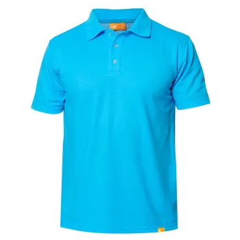 Iq-uv Uv 50+ Short Sleeve Polo Shirt Bleu L