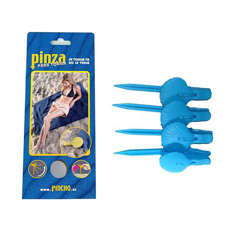 Accessoires - Plage Soportes PlÁsticos 24x16x4 Cm Towel Clamp Bleu Accessoires - Plage Soportes PlÁsticos 24x16x4 Cm Towel Clamp Bleu
