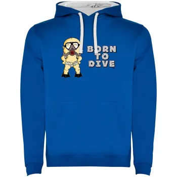 Kruskis Born To Dive Two-colour Hoodie  L Homme