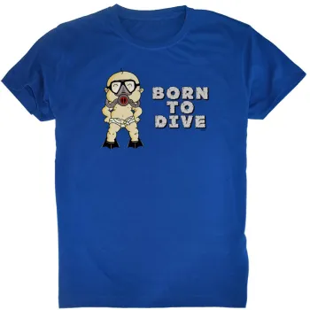 Kruskis Born To Dive XXXL Royal Blue