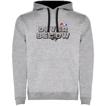 Kruskis Diver Below Two-colour Hoodie  2XL Homme