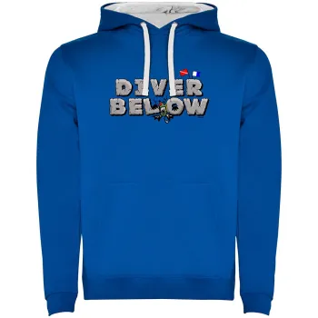Kruskis Diver Below Two-colour Hoodie  S Homme