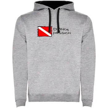 Kruskis Diving Passion Two-colour Hoodie  2XL Homme