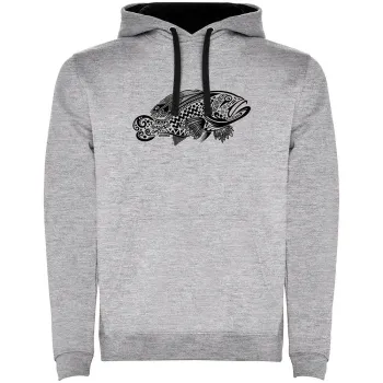 Kruskis Grouper Tribal Two-colour Hoodie  2XL Homme
