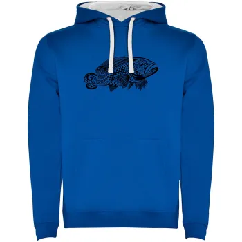 Kruskis Grouper Tribal Two-colour Hoodie  L Homme