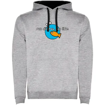 Kruskis No Diving No Life Two-colour Hoodie  2XL Homme