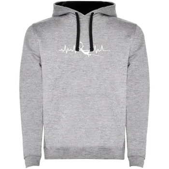 Kruskis Spearfishing Heartbeat Two-colour Hoodie  2XL Homme