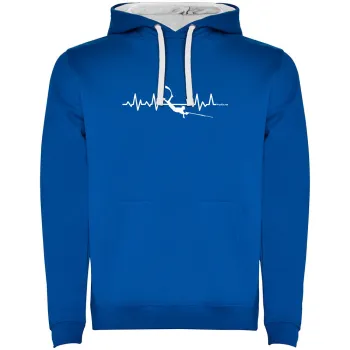 Kruskis Spearfishing Heartbeat Two-colour Hoodie  L Homme