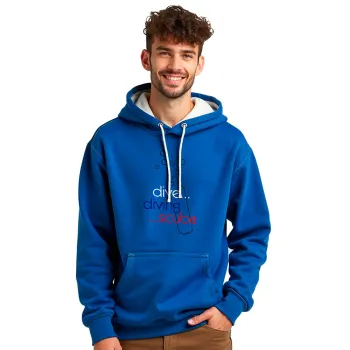 Kruskis Dive Diving Scuba Hoodie Bleu XL Homme,Femme