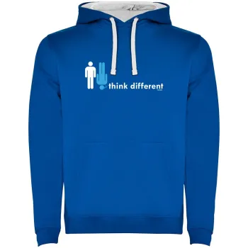 Kruskis Think Different Two-colour Hoodie Bleu 2XL Homme