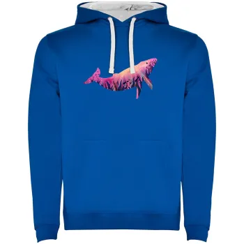 Kruskis Whale Two-colour Hoodie  S Homme