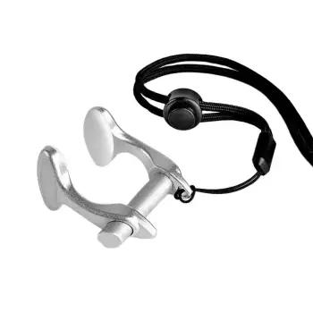 C4 Freediving Zeta Aluminium Nose Clip Argenté