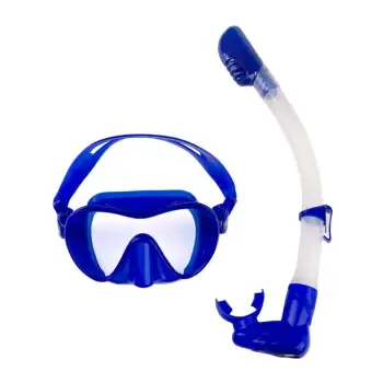 Abysstar Bright Snorkeling Set Bleu