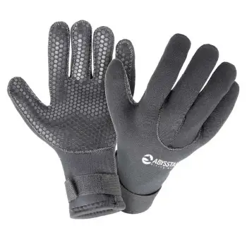 Abysstar Logo Gloves 5 Mm Gris XS