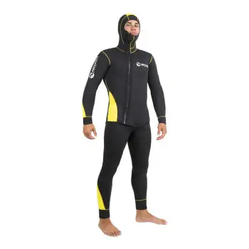 Combinaisons et compléments - Combinaisons de plongée Abysstar Pacific Color 5 Mm Diving Wetsuit Noir XL Homme