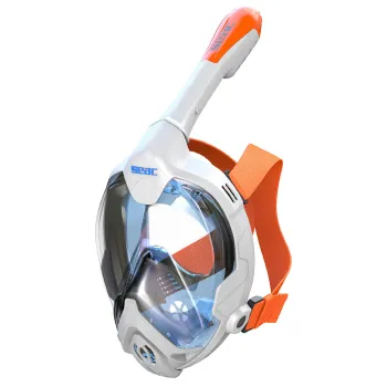 Seacsub Fun +10 Junior Snorkeling Mask Blanc,Bleu XS-S