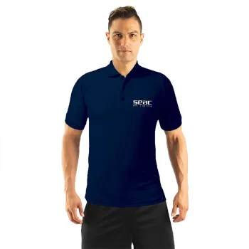 Seacsub Seac M/c 2021 Short Sleeve Polo Bleu M