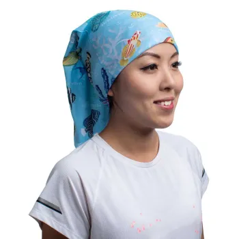 Oceanarium Coral Life Bandana Bleu