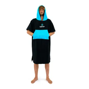 Surflogic Logo Poncho Noir