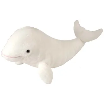 Wild Republic Beluga Teddy Blanc
