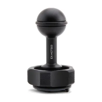 X-adventurer Easy Tightening Hotshoe 1 Ball Adaptor Argenté