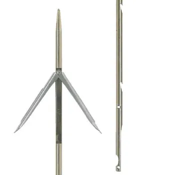 Salvimar Tahitian Shaft Double Barb 6.5 Mm Argenté M