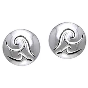 Scuba Gifts Small Wave Earrings Argenté