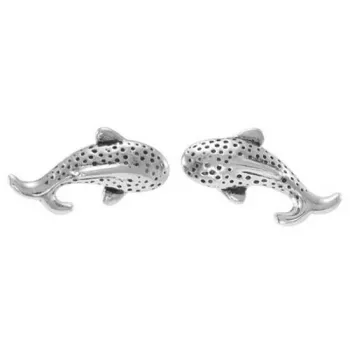 Scuba Gifts Small Whale Shark Earrings Argenté