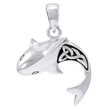 Scuba Gifts Celtic Shark Pendant Argenté
