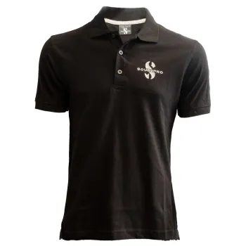 Scubapro Sea Diving Center Short Sleeve Polo Noir S